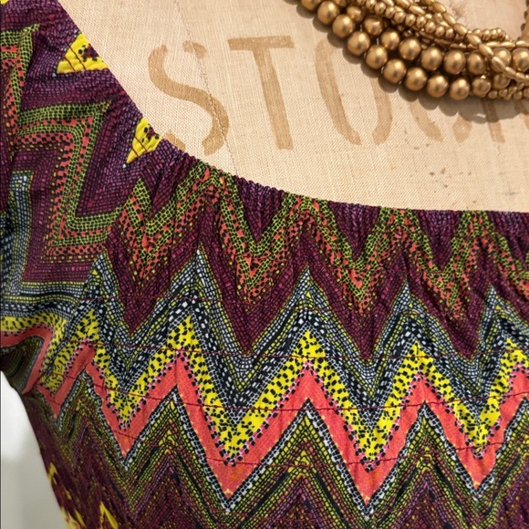 Chevron Patterned Dress - Picture 3 of 6